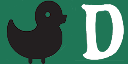 D-Duck page in the My ABC Poet Tree Children's Interactive Reading Book