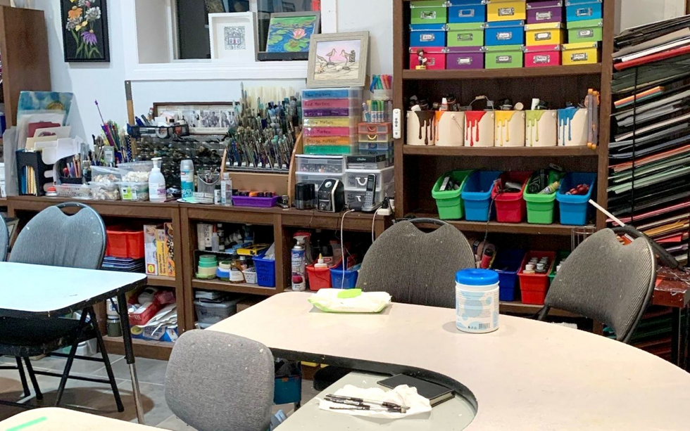 Canvastone Childrens Art Studio - Studio View