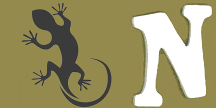 N-Newt page in the My ABC Poet Tree Children's Interactive Reading Book