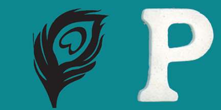 P-Peacock page in theMy ABC Poet Tree Children's Interactive Reading Book