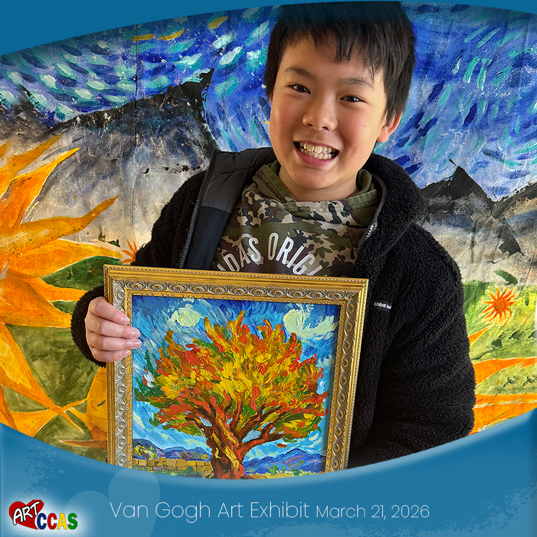 Canvastone Children's Art Studio - Van Gogh Art Exhibit