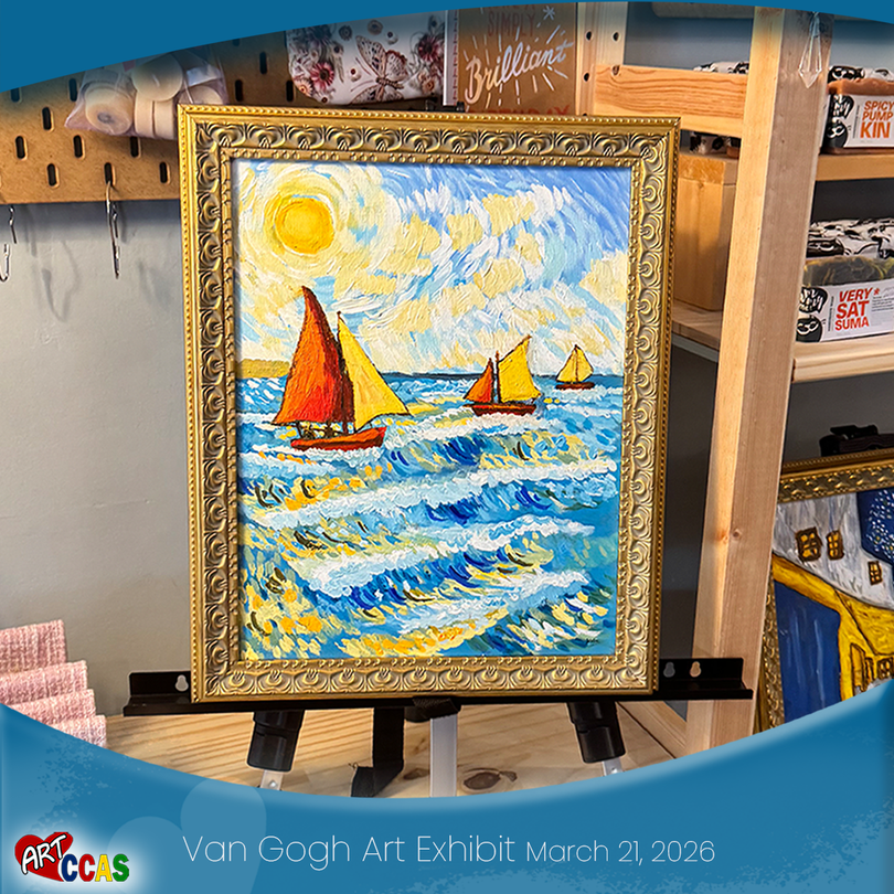 Canvastone Children's Art Studio - Van Gogh Art Exhibit