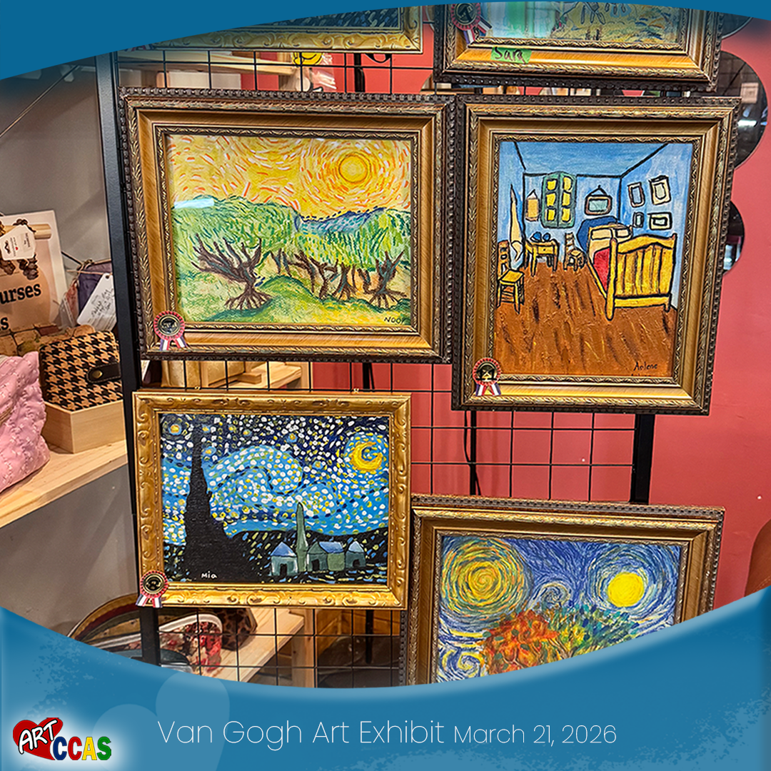 Canvastone Children's Art Studio - Van Gogh Art Exhibit