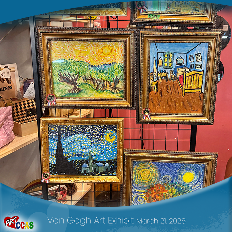 Canvastone Children's Art Studio - Van Gogh Art Exhibit