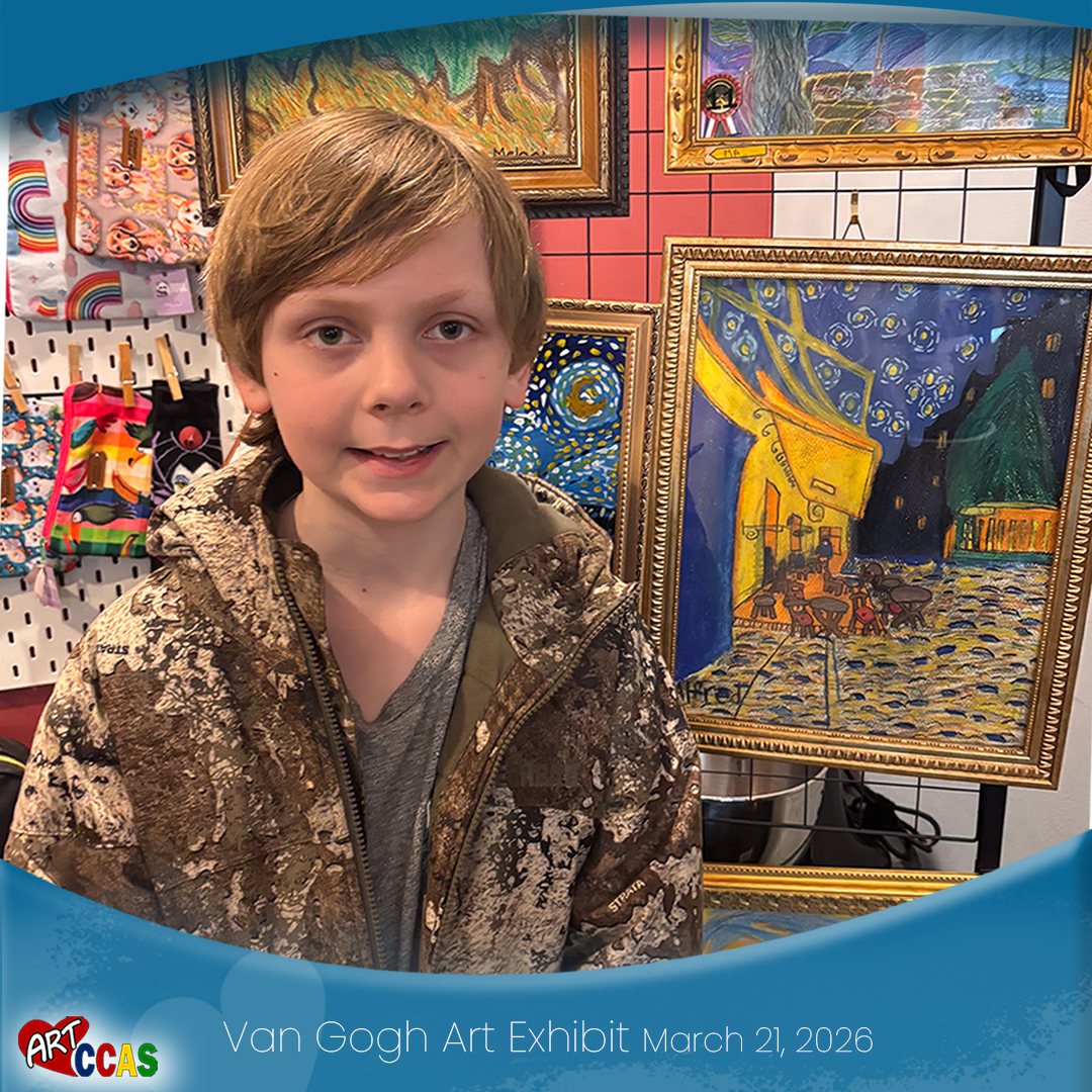 Canvastone Children's Art Studio - Van Gogh Art Exhibit