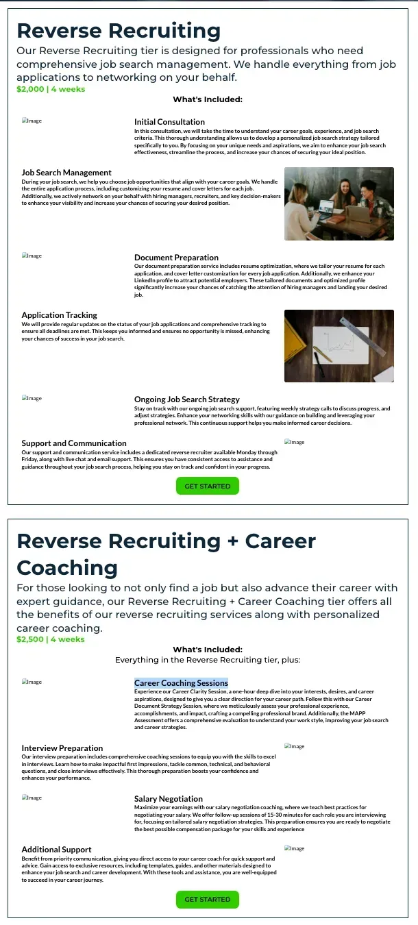 aligned careers screenshot