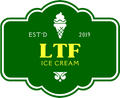 A green sign with a white ice cream cone on it.