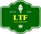 A green sign with a white ice cream cone on it.