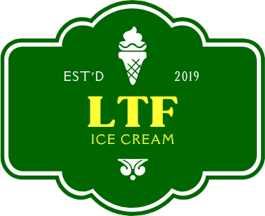 A green sign with a white ice cream cone on it.