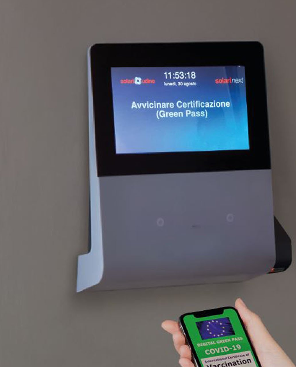 Sistema per la gestione del Green Pass