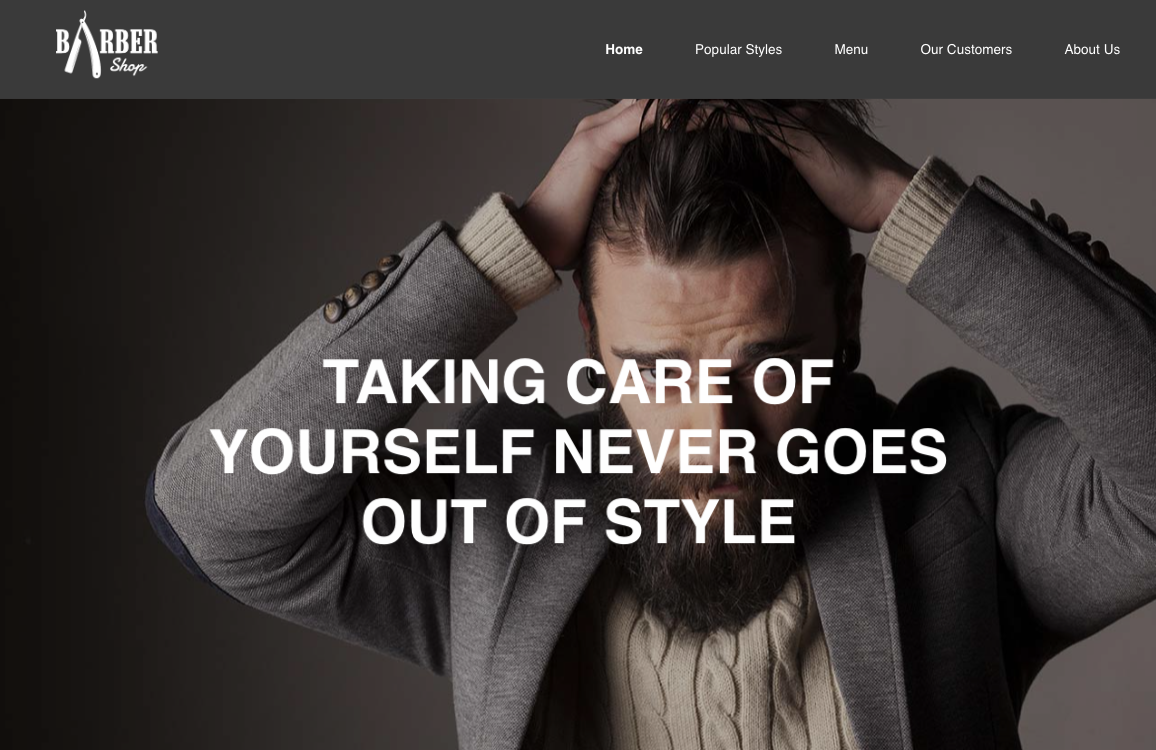 A man with a beard is taking care of himself and never goes out of style