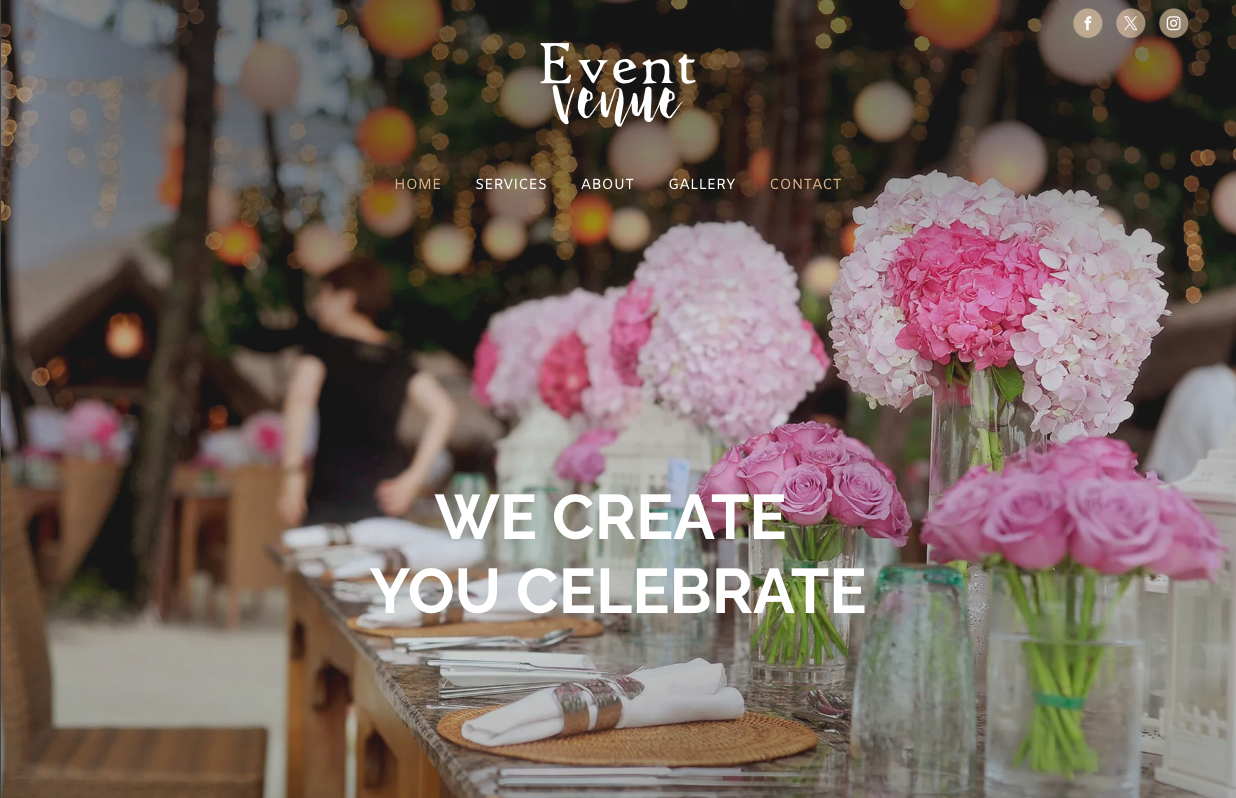 A table set for a wedding reception with pink flowers in vases.