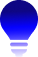 Blue lightbulb, suggesting an idea or solution.