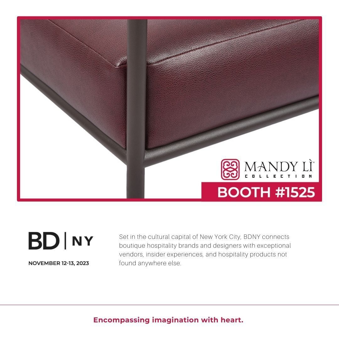 A mandy ii booth # 1525 poster with a picture of a chair