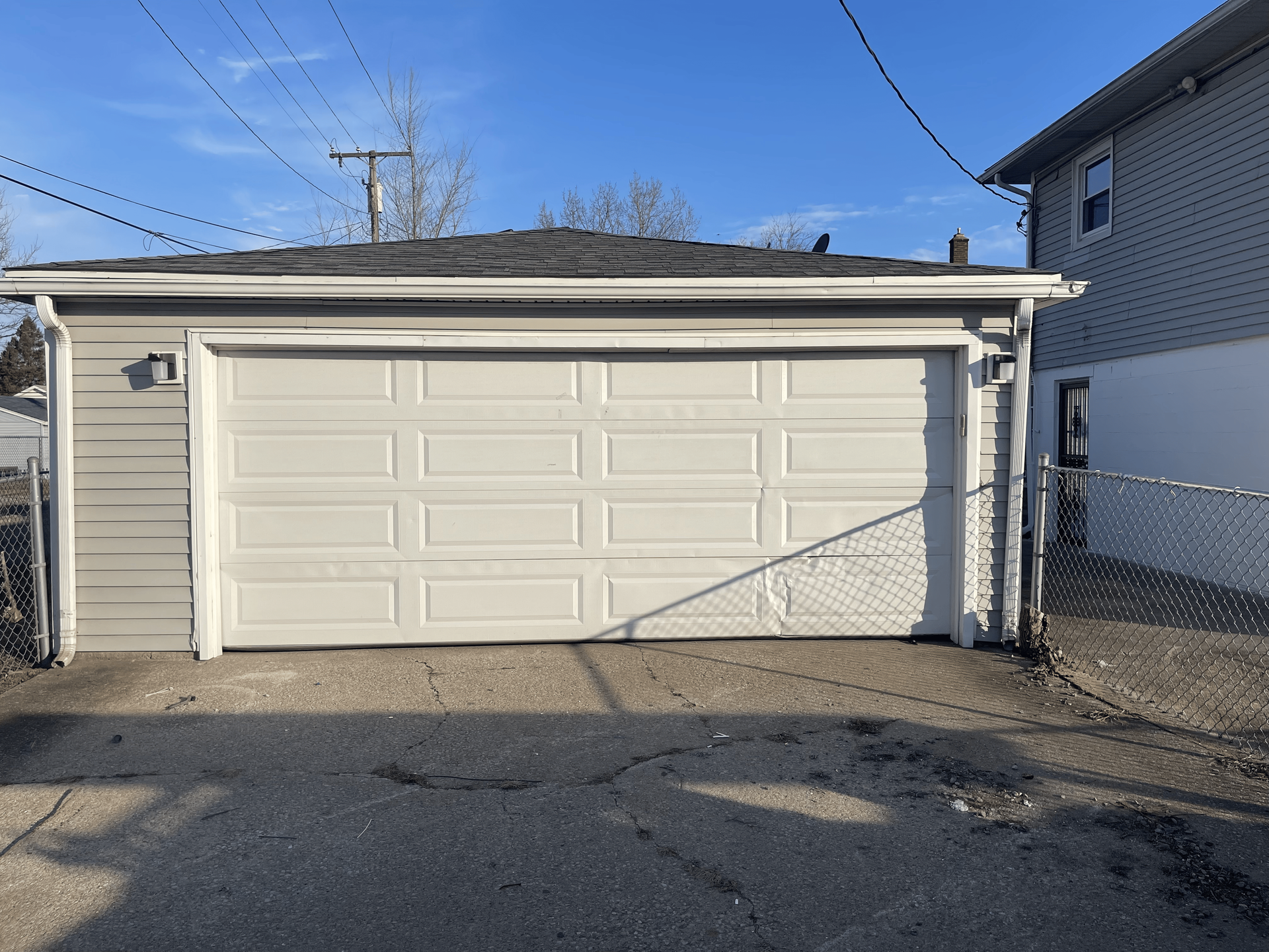 After garage door repair in Lake County, IN
