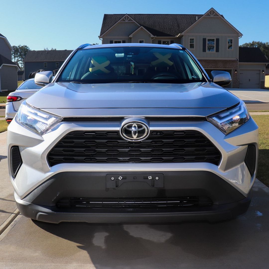 Exterior Detailing Car Wash Service on a Toyota