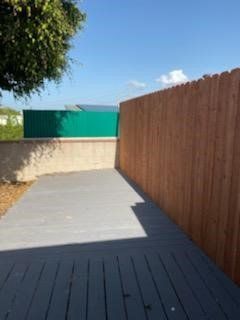 Beryl St deck and fence