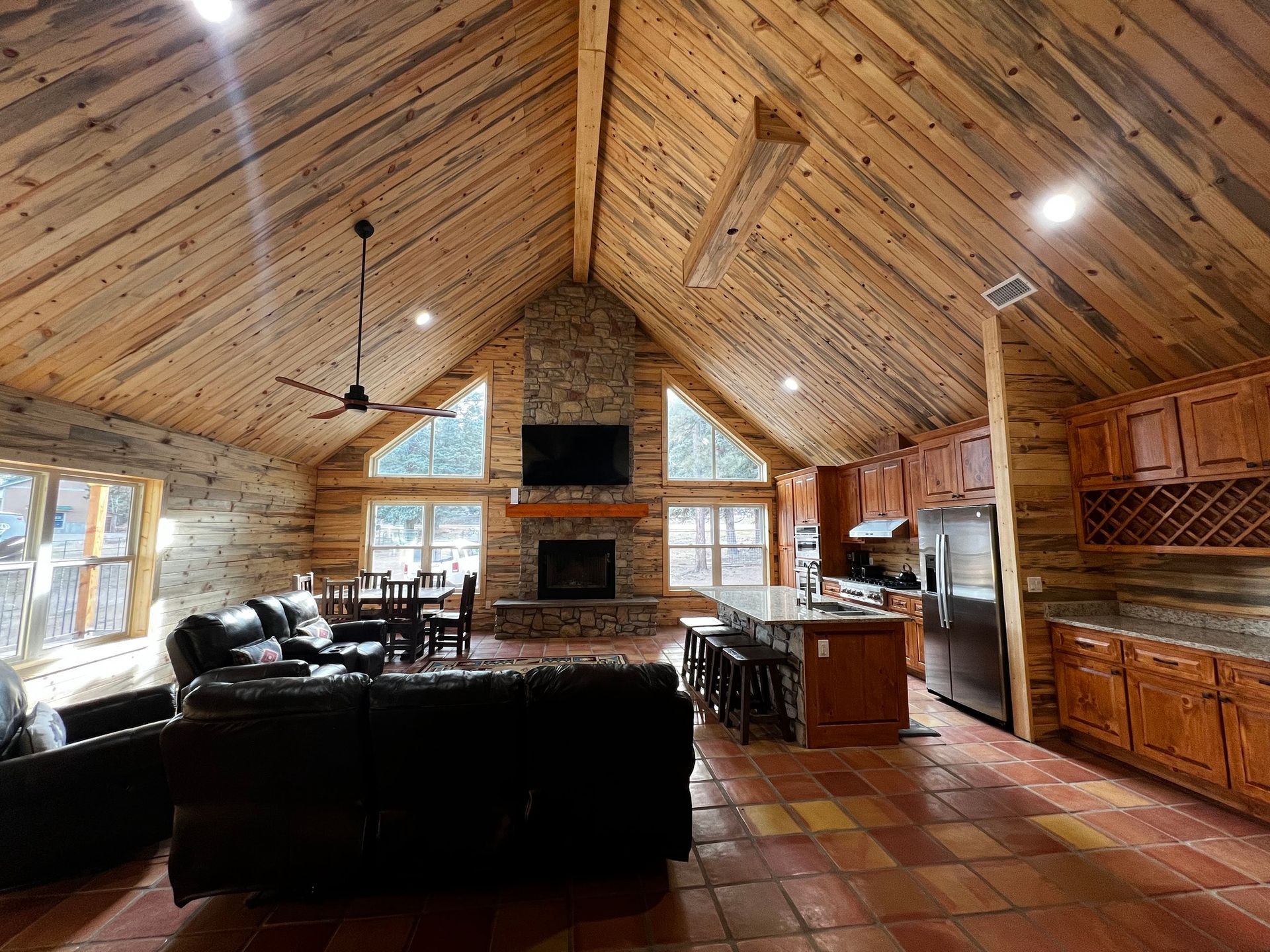vacation home kitchen space
