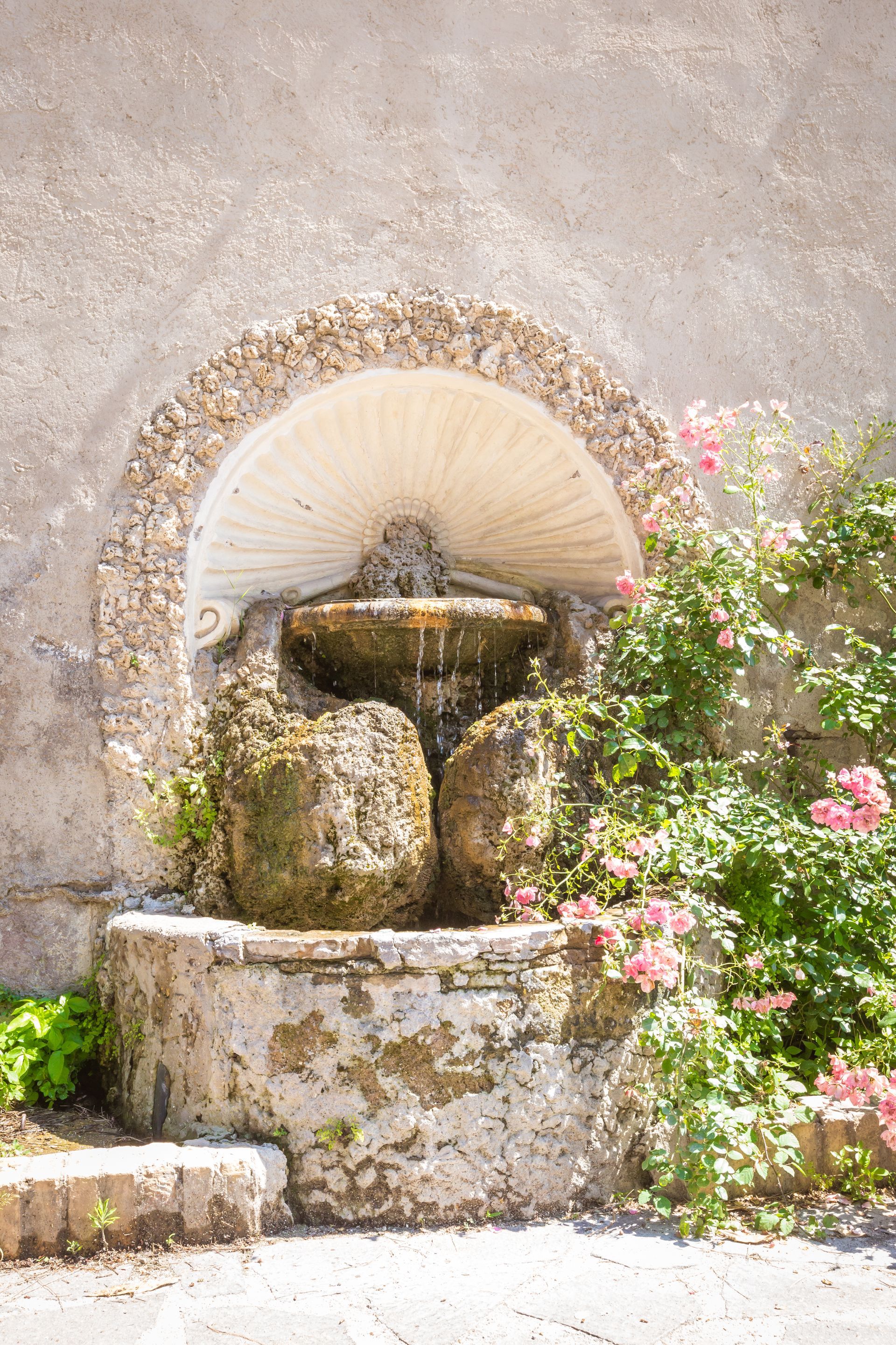 an ancient fountain