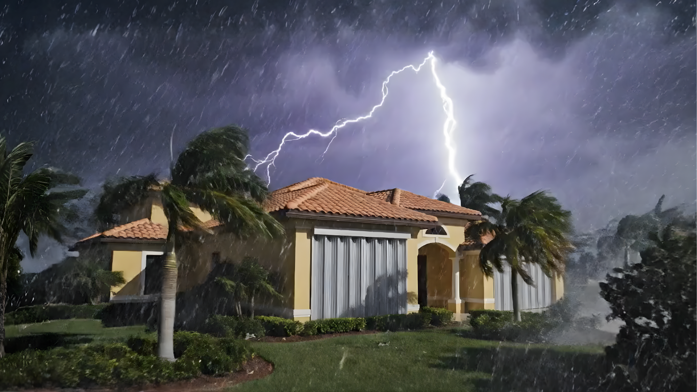 A close up of a black roller blind on a window.