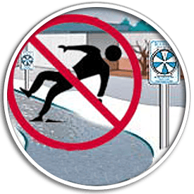 IceAlert® slip and fall rounded image