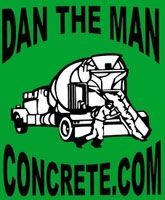 Dan The Man Concrete Logo