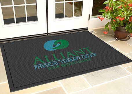 Enhance the appearance of your business with a custom logo mat with your logo
