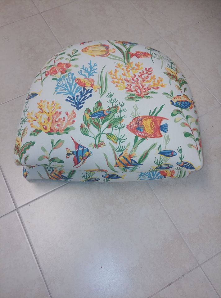 Floral Patio Cushions — Pompano Beach, FL — Anthony Interiors