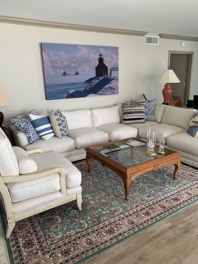 White Sofa Slipcovers  —  Pompano Beach, FL — Anthony Interiors