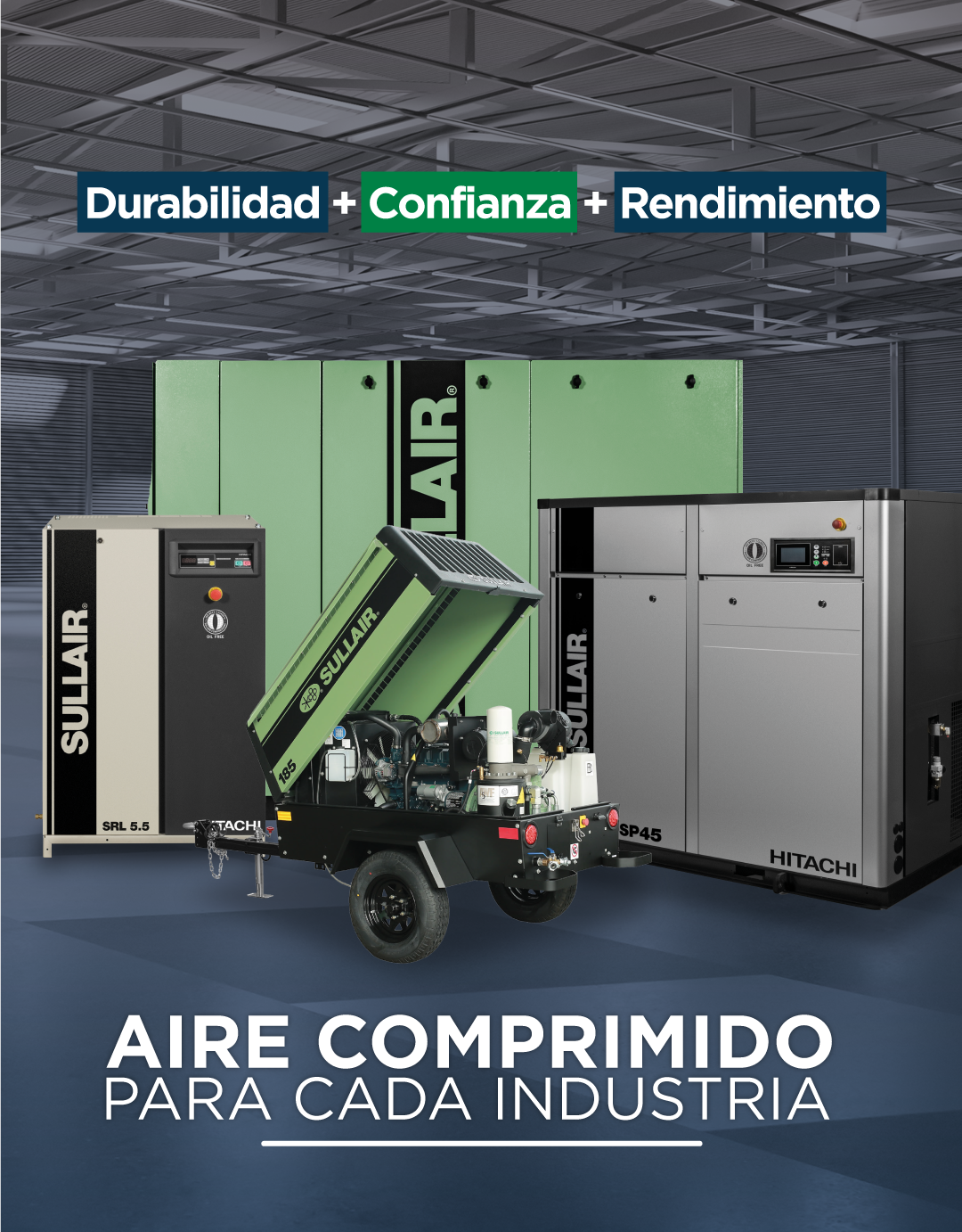 Compresores de aire industrial para cada empresa