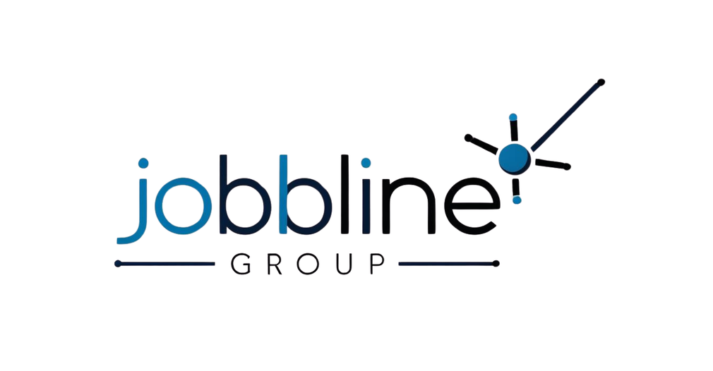 En logotyp för ett företag som heter Jobline Group.