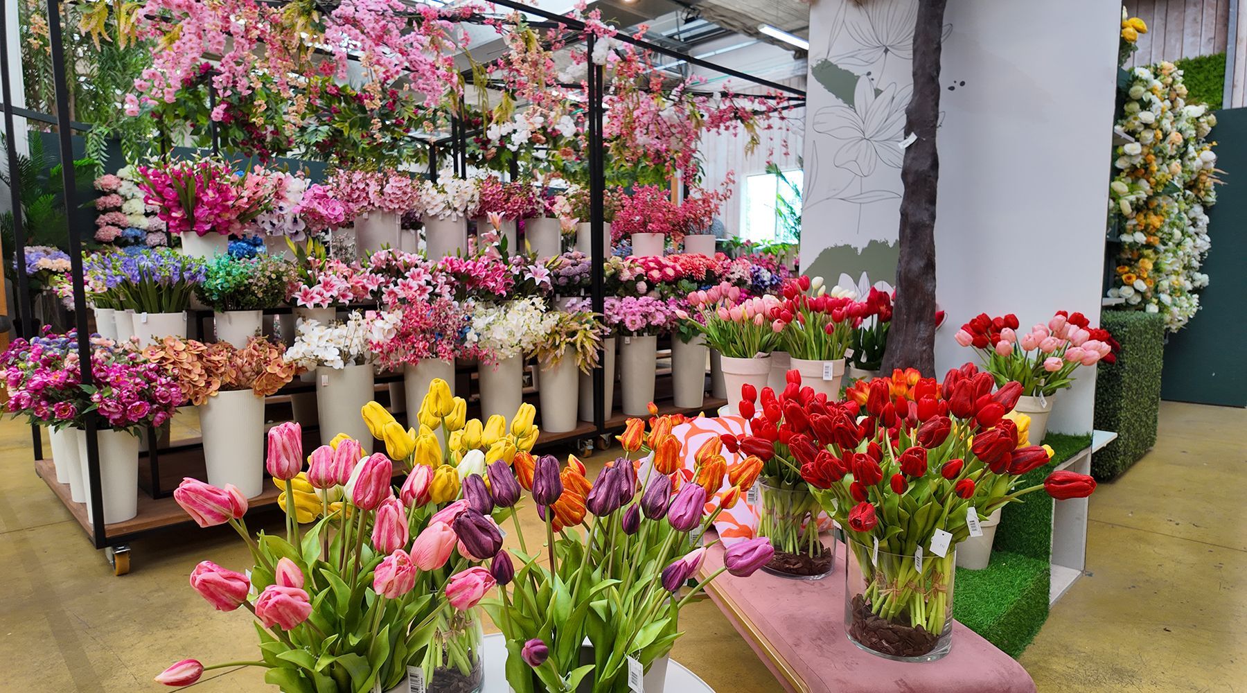 piante e fiori artificiali