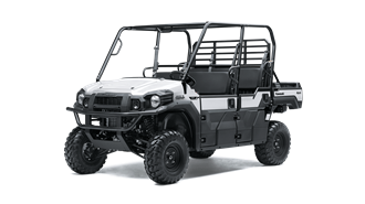 A white and black utility vehicle on a white background.