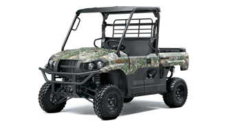 A camouflage utility vehicle is shown on a white background.