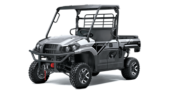 A kawasaki mule is shown on a white background.