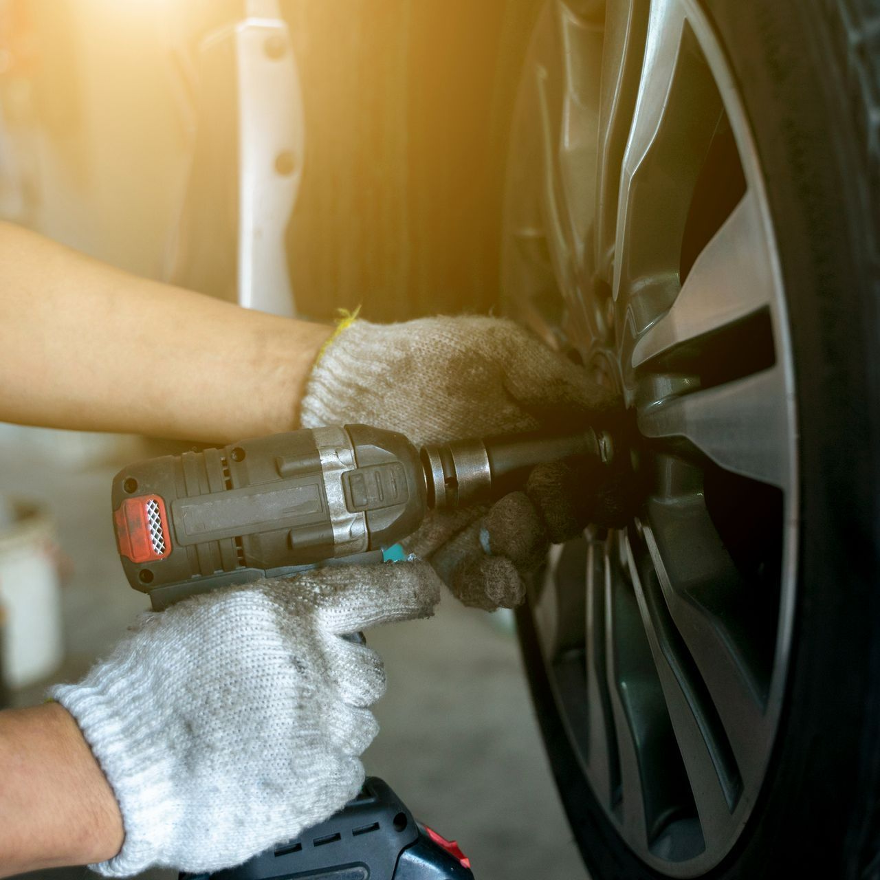 Drill To Change Tire - Des Moines, IA - Town & Country Service Center