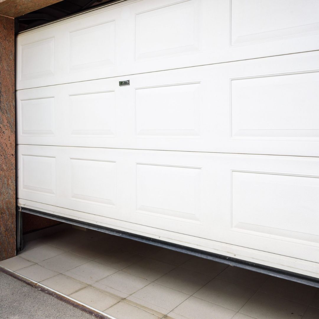 A garage door opening