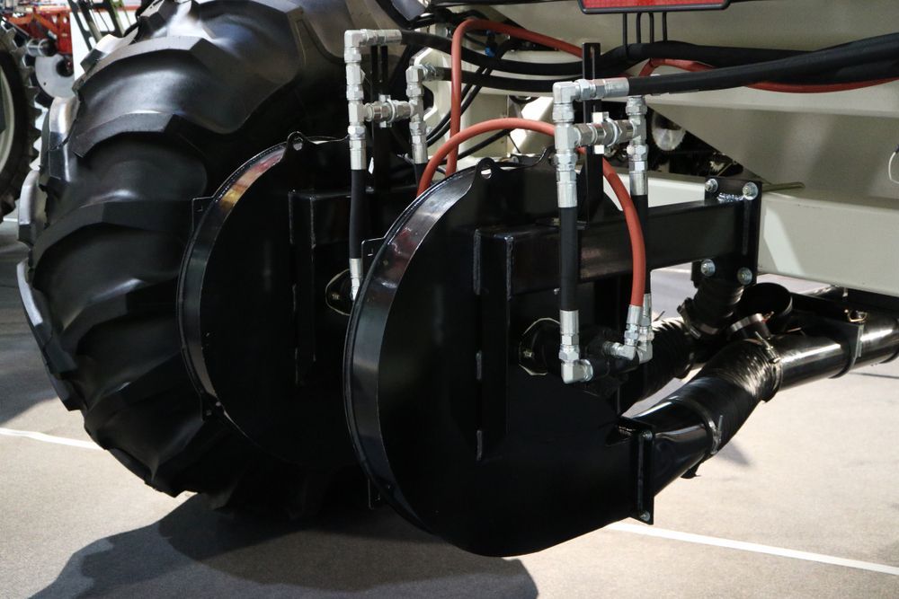 A Close Up Of A Tractor With A Large Tire — Gillies Enterprises Pty Ltd In Narrabri, NSW