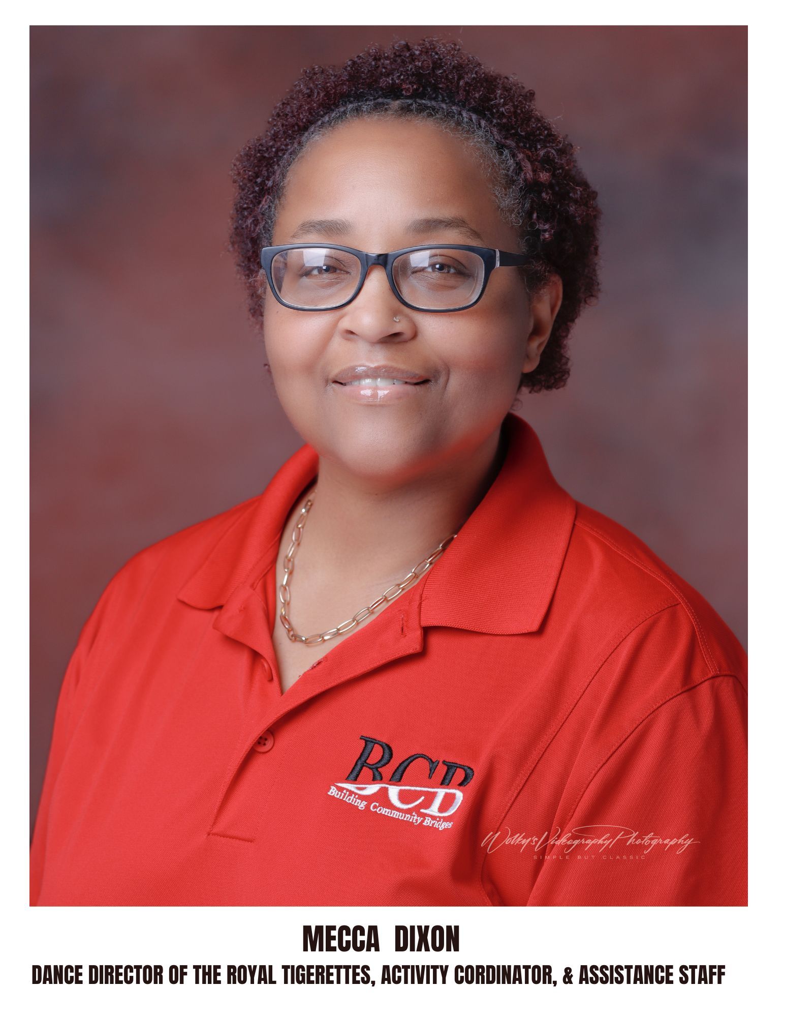 Mecca Dixon - Dance Director, Activity Coordinator, Asst. Staff