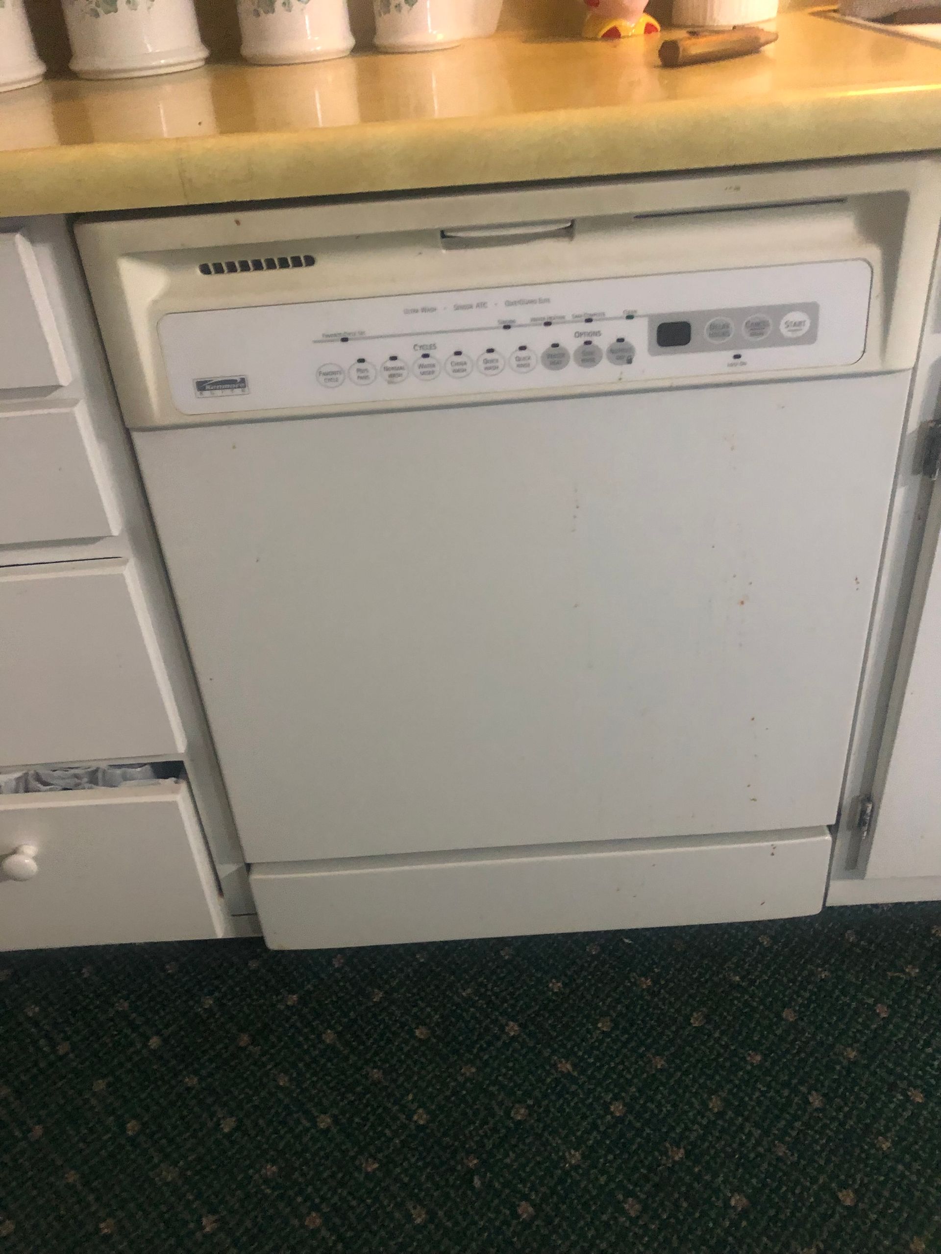 Kitchen dishwasher appliance close-up — Sheffield, IL — Johnson Agency