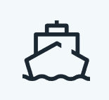 A ship is floating on top of a body of water.
