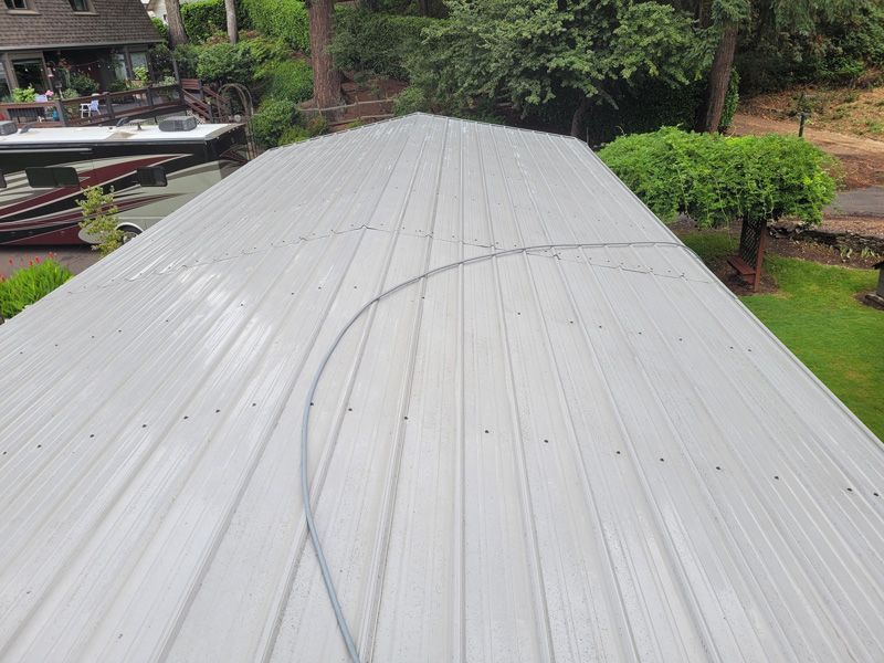 After Cleaning The Roof — Springfield, OR — Hartung Coatings LLC