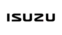 The Isuzu logo in black text against a white background.