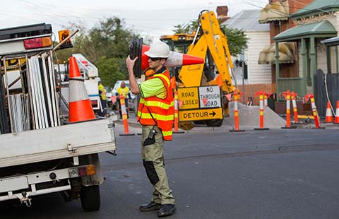 Construction Site Traffic Control | Baltimore, MD | Arrington Security Investigations