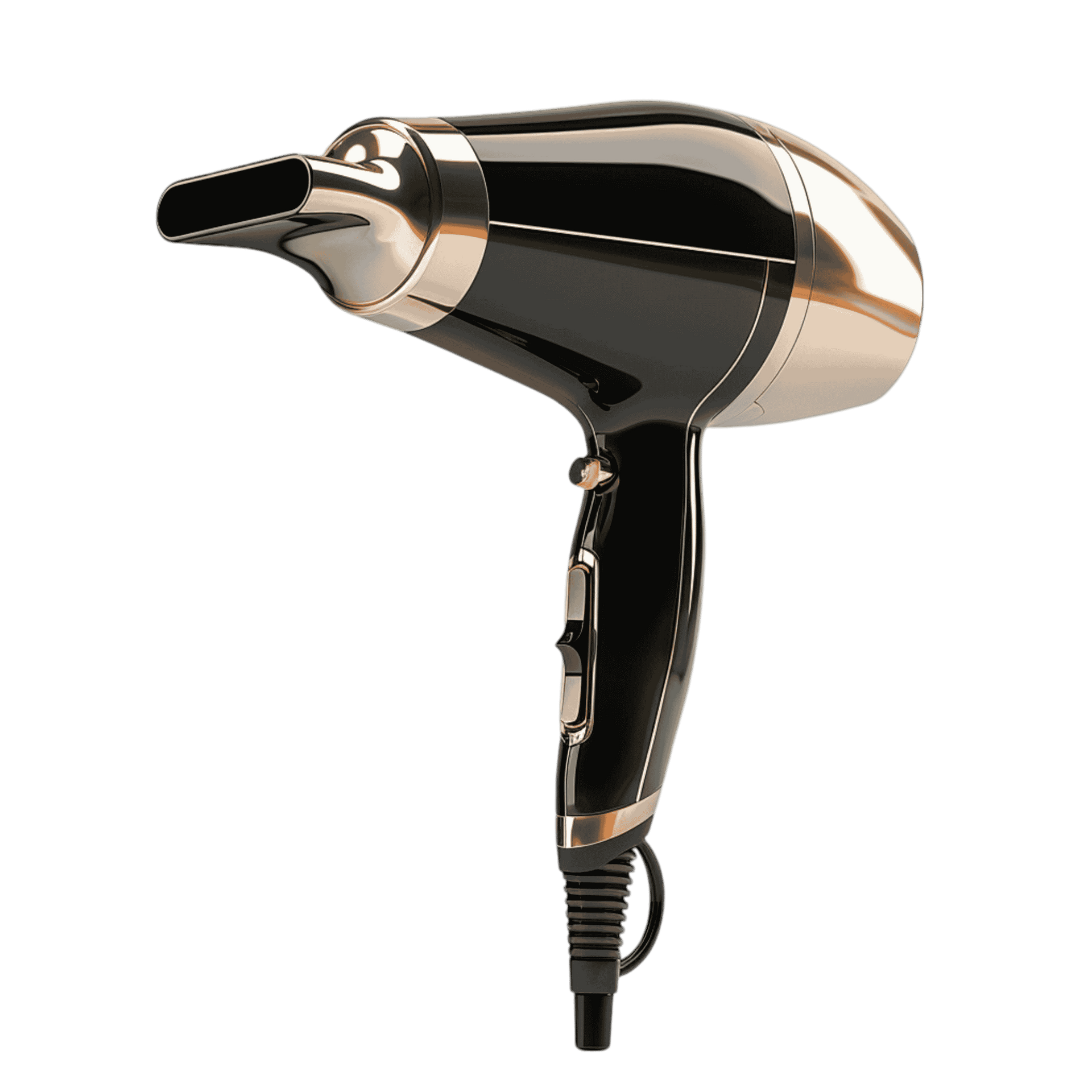 A Black and Gold Hair Dryer — Artistry of Hair in Kanimbla, QLD
