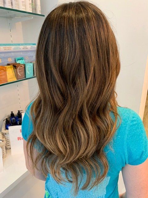 Beautiful Wavey Brown Hair — Artistry Of Hair in Redlynch, QLD