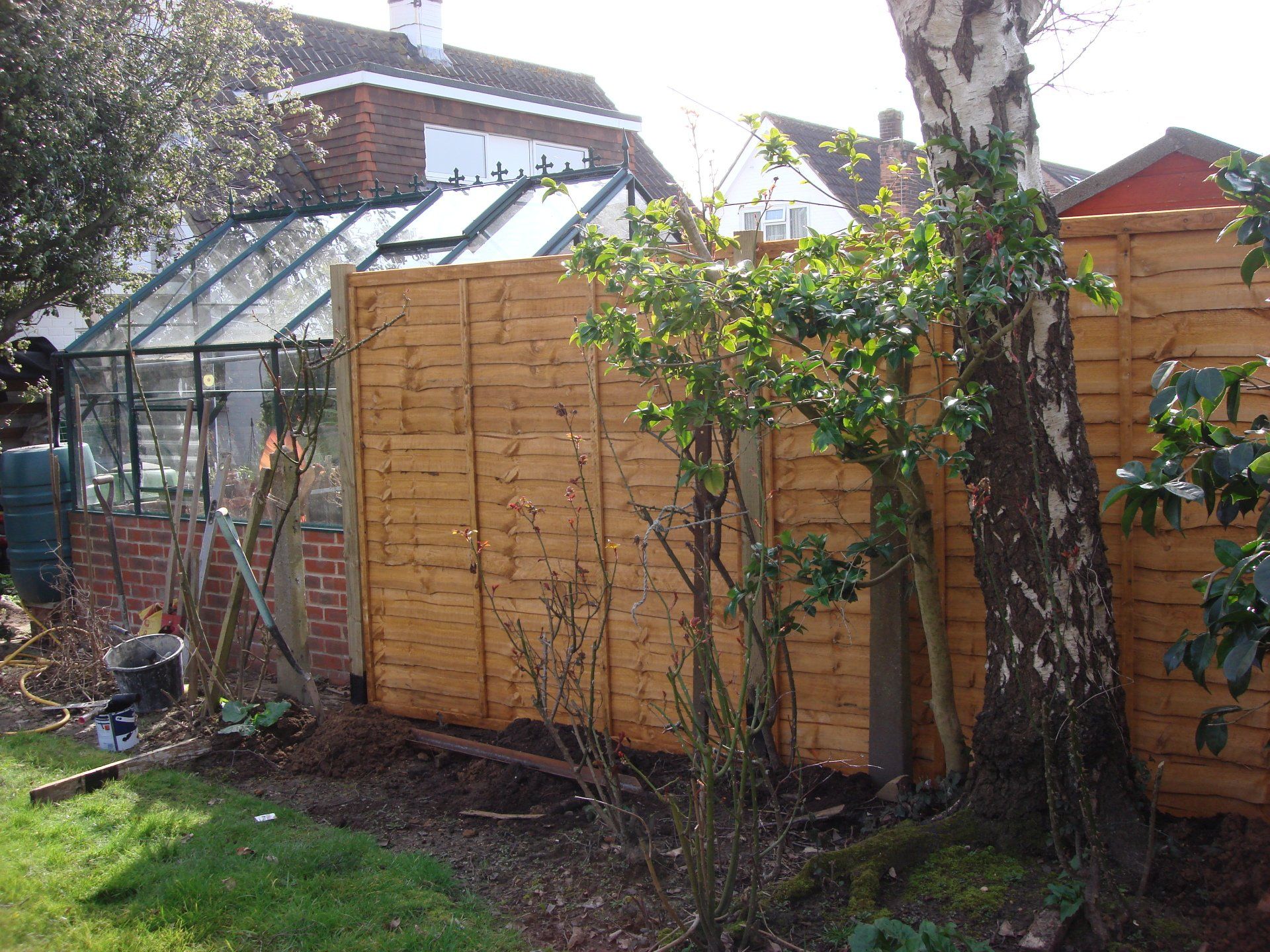 featheredge timber fence installations