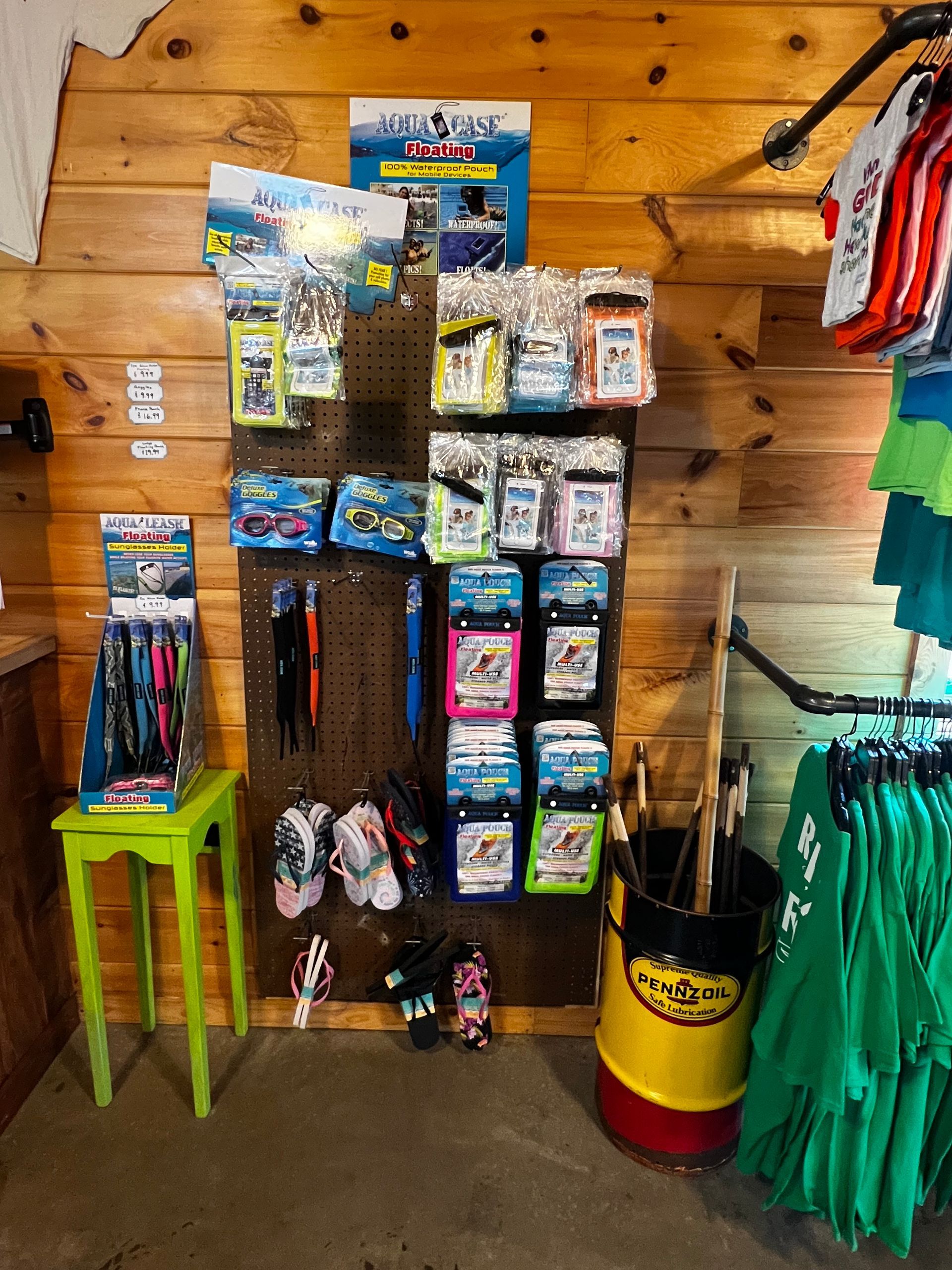 A store filled with lots of clothes and toys.