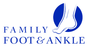 family foot and ankle clinic logo