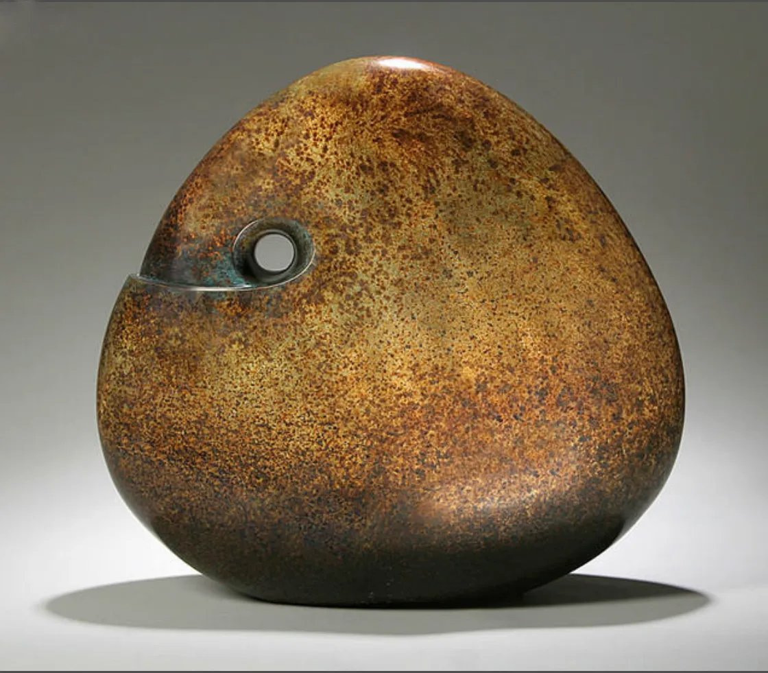 “Skaget River Stone “, sculpture by artist and sculptor Jeff Day.